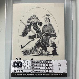 1986-87 Kraft Hockey Drawing Patrick Roy RC #61 pre graded: 9